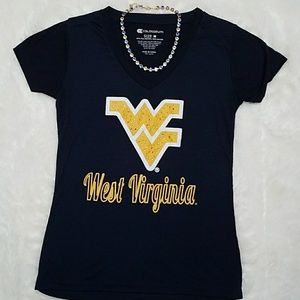 Bling WVU T shirt! 💙💛💙💛